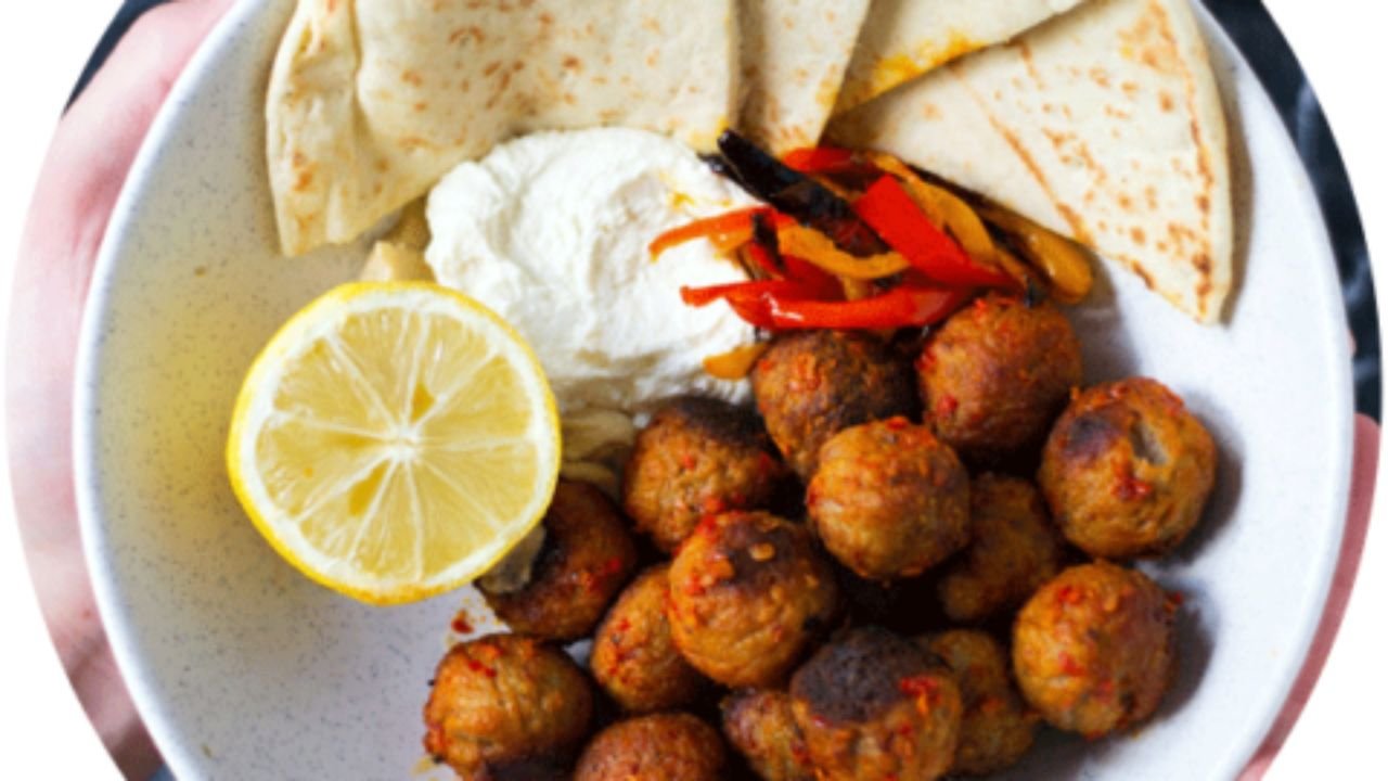 Harissa Meatballs with Whipped Feta